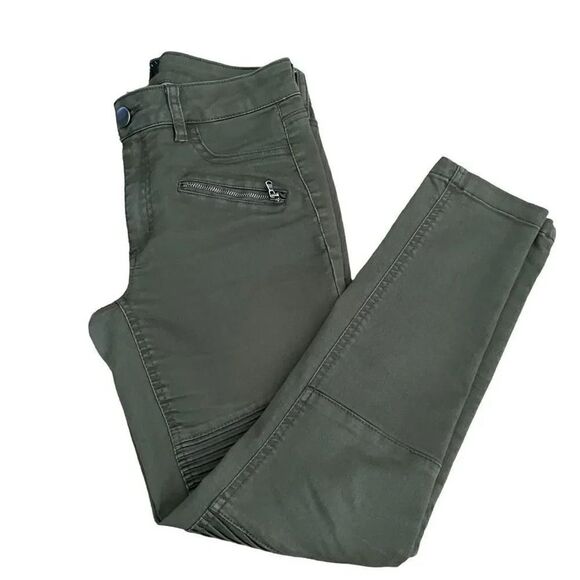 Tinsel Olive Green Skinny Pockets Women’s Cotton Blend  Jeans SZ 27 #1012 - Picture 8 of 13